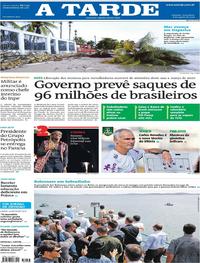 Capa do jornal A Tarde 06/08/2019