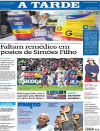 Capa do jornal A Tarde 06/10/2019