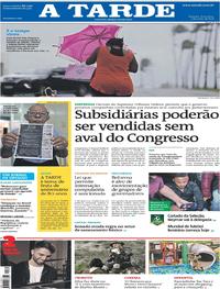 Capa do jornal A Tarde 07/06/2019