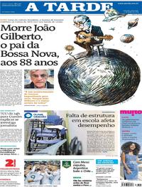 Capa do jornal A Tarde 07/07/2019