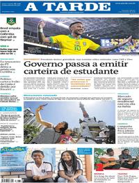 Capa do jornal A Tarde 07/09/2019
