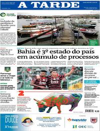 Capa do jornal A Tarde 07/10/2019