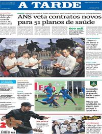 Capa do jornal A Tarde 08/06/2019