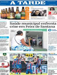 Capa do jornal A Tarde 08/09/2019