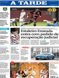 Capa do jornal A Tarde 09/10/2019