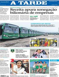 Capa do jornal A Tarde 10/08/2019