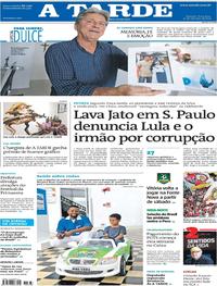Capa do jornal A Tarde 10/09/2019