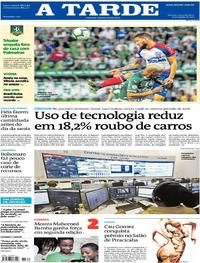 Capa do jornal A Tarde 12/08/2019