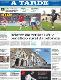 Capa do jornal A Tarde 13/06/2019