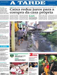 Capa do jornal A Tarde 13/12/2019