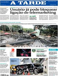 Capa do jornal A Tarde 16/07/2019