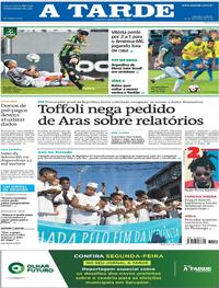 Capa do jornal A Tarde 16/11/2019