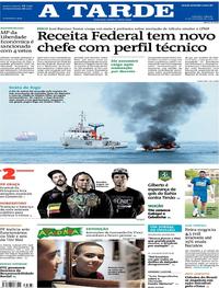 Capa do jornal A Tarde 21/09/2019