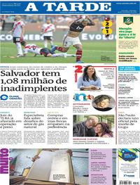 Capa do jornal A Tarde 24/11/2019