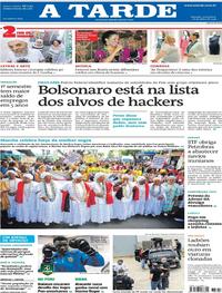 Capa do jornal A Tarde 26/07/2019