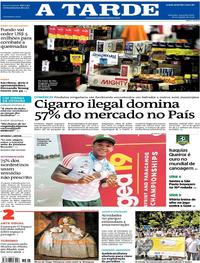 Capa do jornal A Tarde 26/08/2019