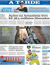 Capa do jornal A Tarde 27/08/2019