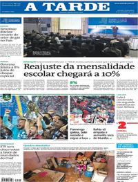 Capa do jornal A Tarde 28/11/2019