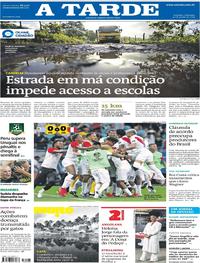 Capa do jornal A Tarde 30/06/2019