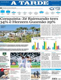 Capa do jornal A Tarde 01/10/2020