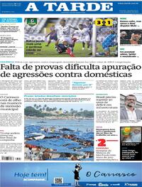Capa do jornal A Tarde 02/11/2020