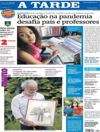 Capa do jornal A Tarde 03/05/2020