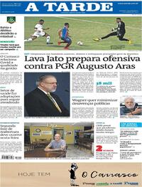 Capa do jornal A Tarde 03/08/2020