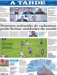 Capa do jornal A Tarde 03/09/2020