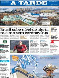 Capa do jornal A Tarde 04/02/2020