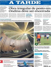 Capa do jornal A Tarde 04/09/2020