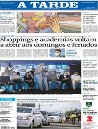 Capa do jornal A Tarde 05/09/2020