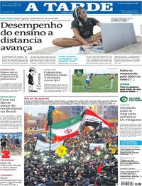 Capa do jornal A Tarde 06/01/2020