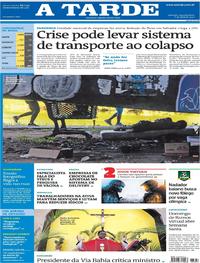 Capa do jornal A Tarde 06/04/2020