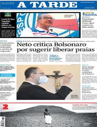 Capa do jornal A Tarde 06/06/2020