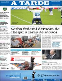 Capa do jornal A Tarde 07/09/2020