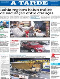 Capa do jornal A Tarde 09/09/2020