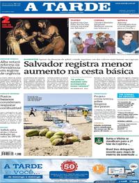 Capa do jornal A Tarde 10/01/2020