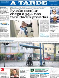 Capa do jornal A Tarde 10/07/2020