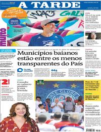 Capa do jornal A Tarde 12/01/2020