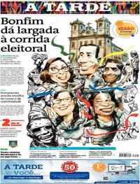 Capa do jornal A Tarde 17/01/2020