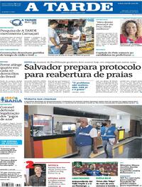 Capa do jornal A Tarde 18/09/2020