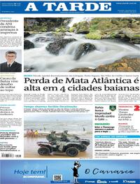 Capa do jornal A Tarde 19/10/2020