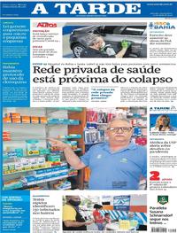 Capa do jornal A Tarde 20/05/2020
