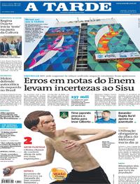 Capa do jornal A Tarde 21/01/2020