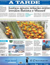Capa do jornal A Tarde 21/09/2020