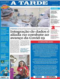 Capa do jornal A Tarde 24/05/2020