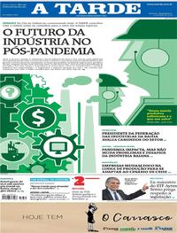 Capa do jornal A Tarde 25/05/2020
