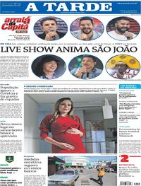 Capa do jornal A Tarde 25/06/2020