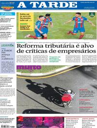 Capa do jornal A Tarde 26/07/2020