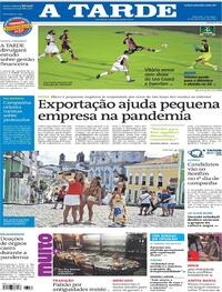 Capa do jornal A Tarde 27/09/2020